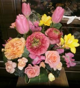 春のお花を使って♪｜「オランダヤ」　（長崎県長崎市の花キューピット加盟店 花屋）のブログ
