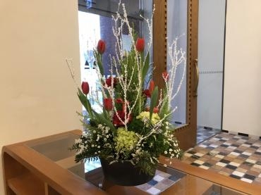 クリスマスアレンジメント｜「オランダヤ」　（長崎県長崎市の花キューピット加盟店 花屋）のブログ